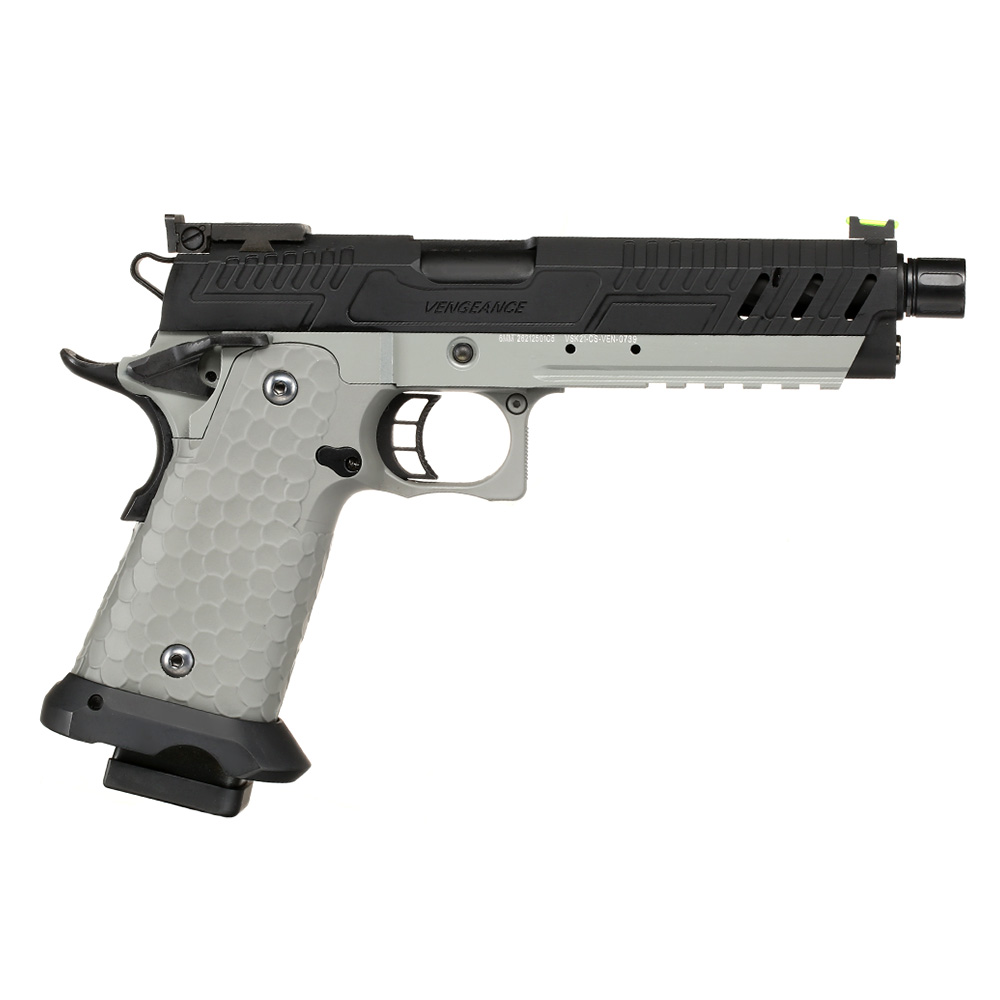 Vorsk Airsoft Hi-Capa 5.1 Vengeance Vollmetall GBB 6mm BB grau / schwarz Bild 3