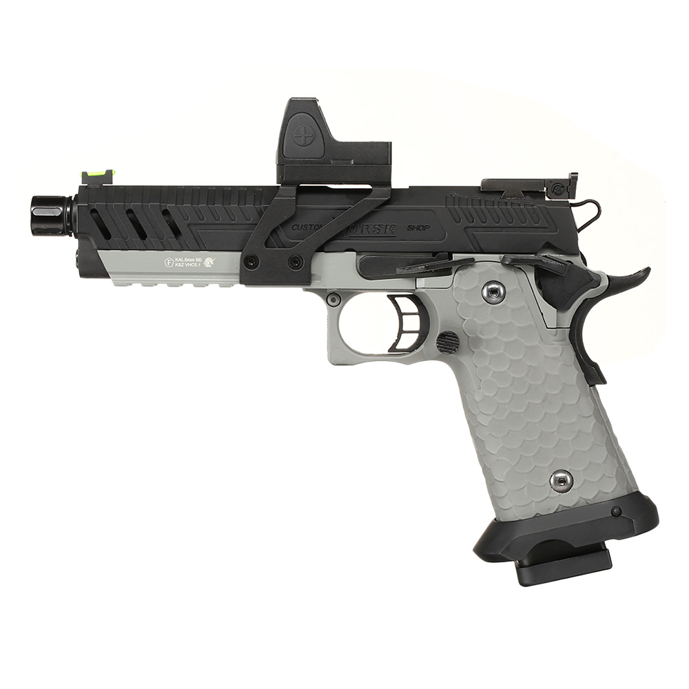 Vorsk Airsoft Hi-Capa 5.1 Vengeance mit HD5141 LPZ Vollmetall GBB 6mm BB grau / schwarz Bild 1