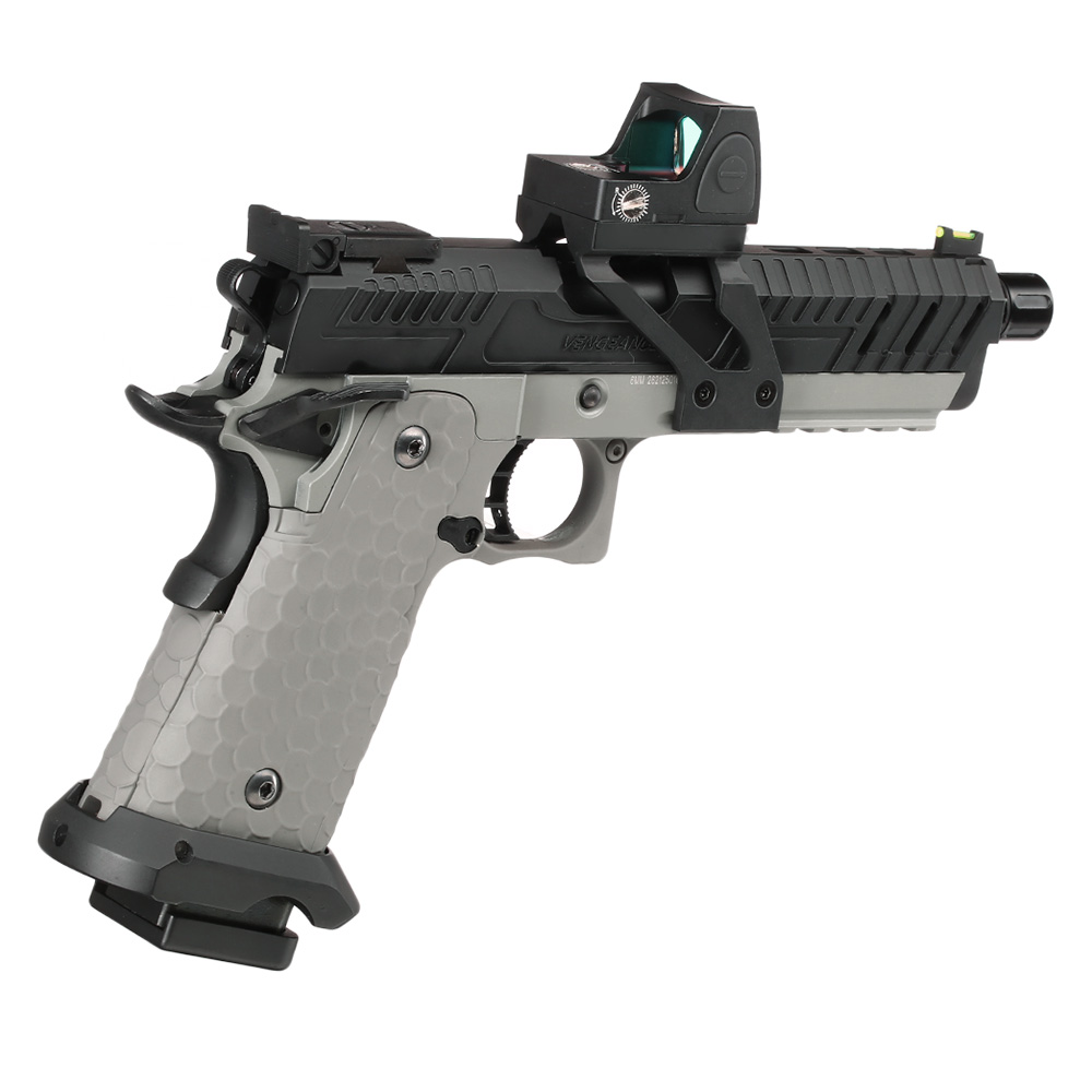 Vorsk Airsoft Hi-Capa 5.1 Vengeance mit HD5141 LPZ Vollmetall GBB 6mm BB grau / schwarz Bild 1
