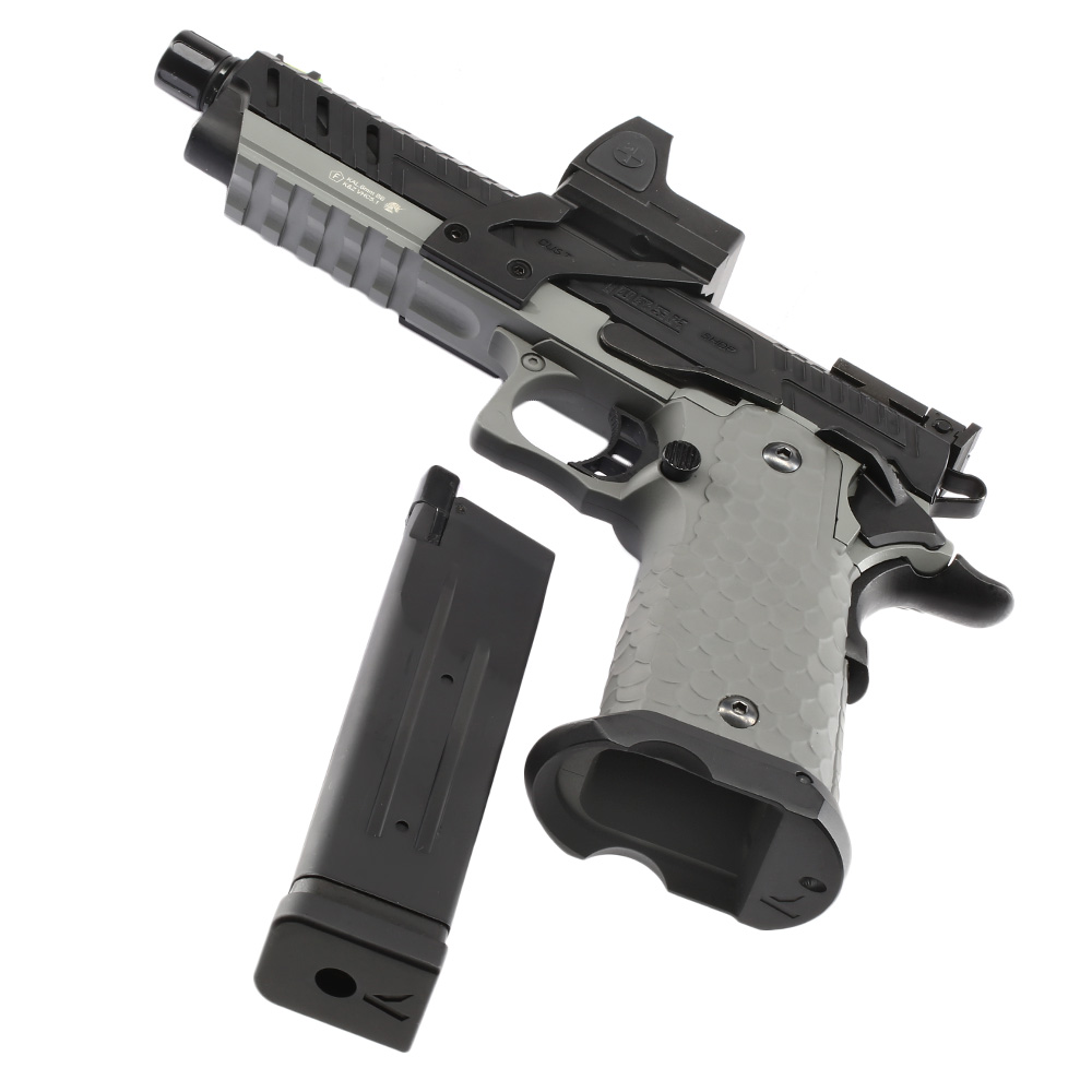 Vorsk Airsoft Hi-Capa 5.1 Vengeance mit HD5141 LPZ Vollmetall GBB 6mm BB grau / schwarz Bild 1