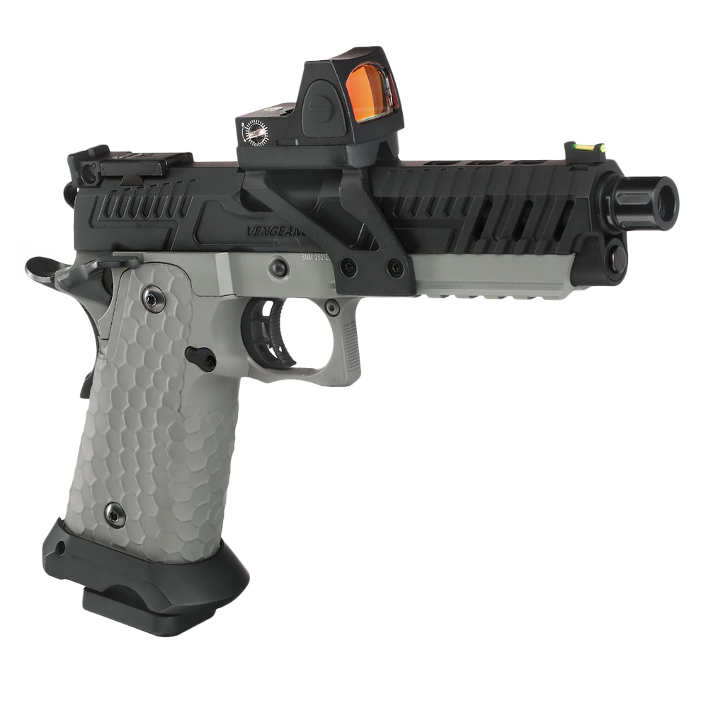 Vorsk Airsoft Hi-Capa 5.1 Vengeance mit HD5141 LPZ Vollmetall GBB 6mm BB grau / schwarz Bild 1