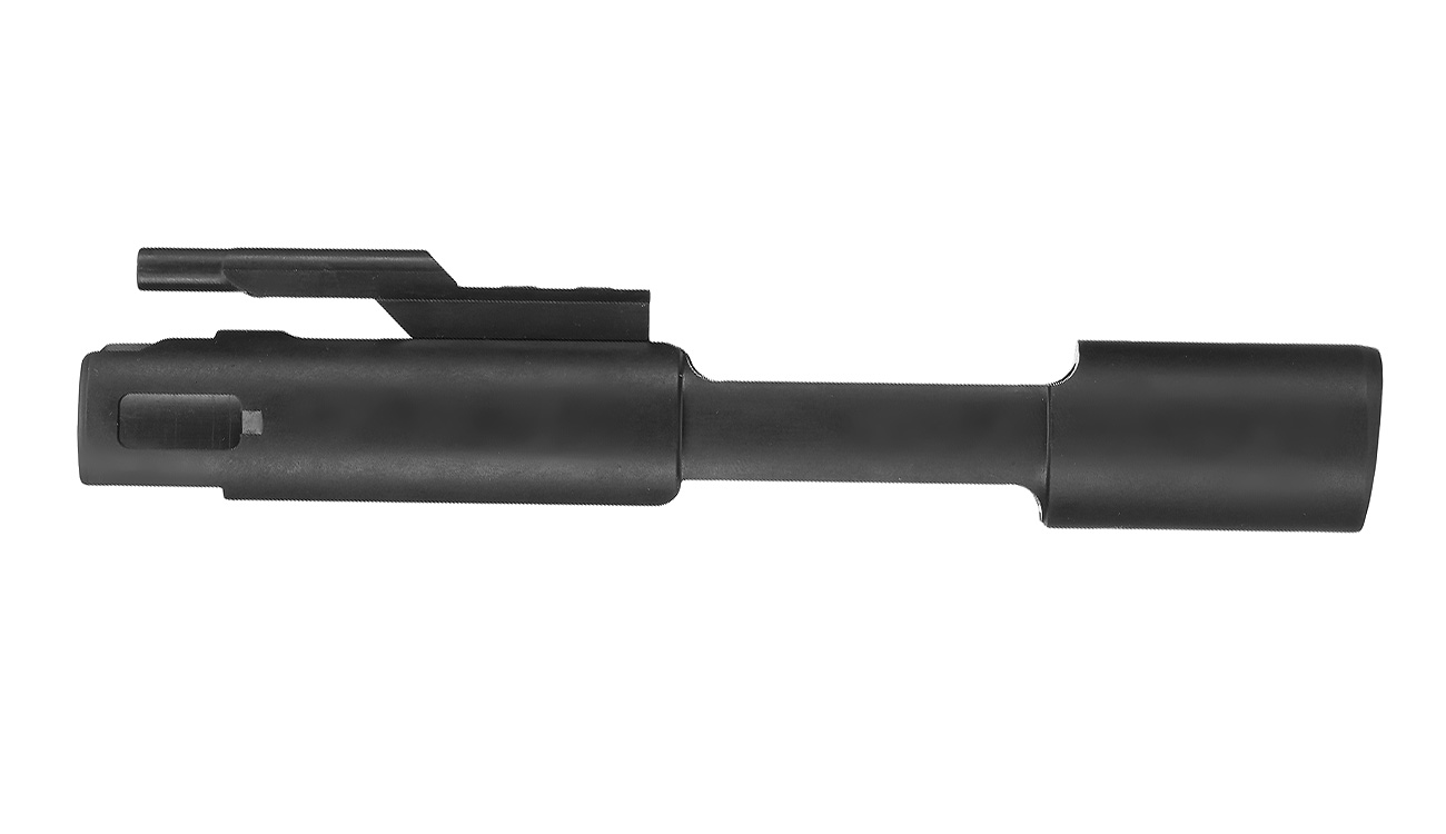 RA-Tech CNC Stahl Bolt-Carrier ohne Nozzle Set schwarz f. GHK M4 / M16 GBB Serie Bild 1