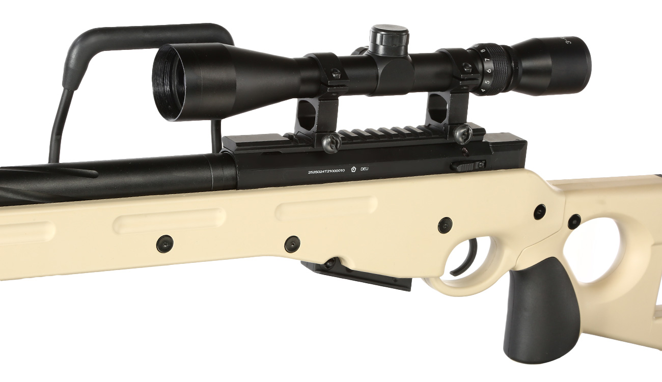 Well MB4420D SV-98 Snipergewehr inkl. Zweibein / Zielfernrohr Springer 6mm BB tan Bild 6