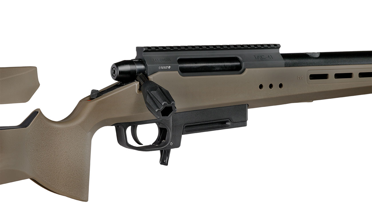 Silverback TAC-41 P Bolt Action Snipergewehr Springer 6mm BB Flat Dark Earth Bild 8