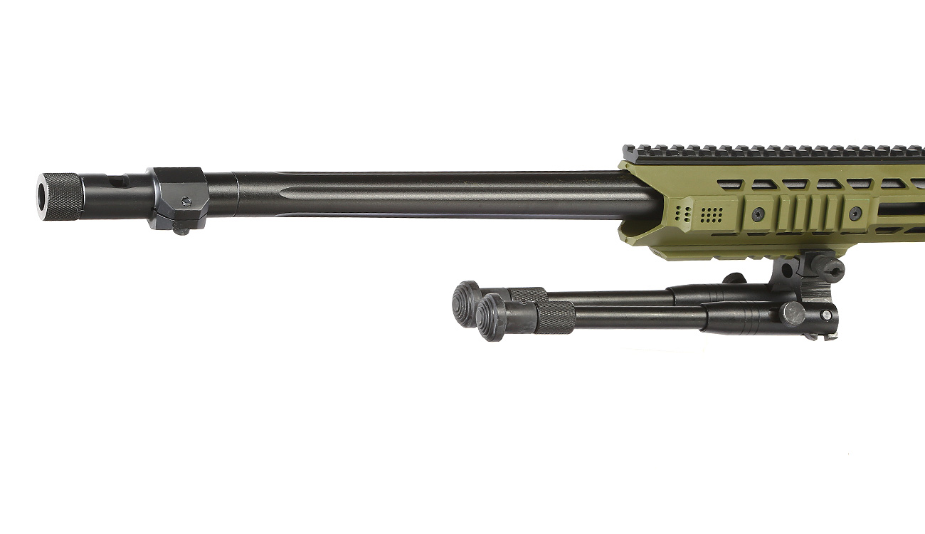 Well MB4419-3D Mk13 Mod 7 Snipergewehr inkl. Zweibein / Zielfernrohr Springer 6mm BB oliv Bild 6