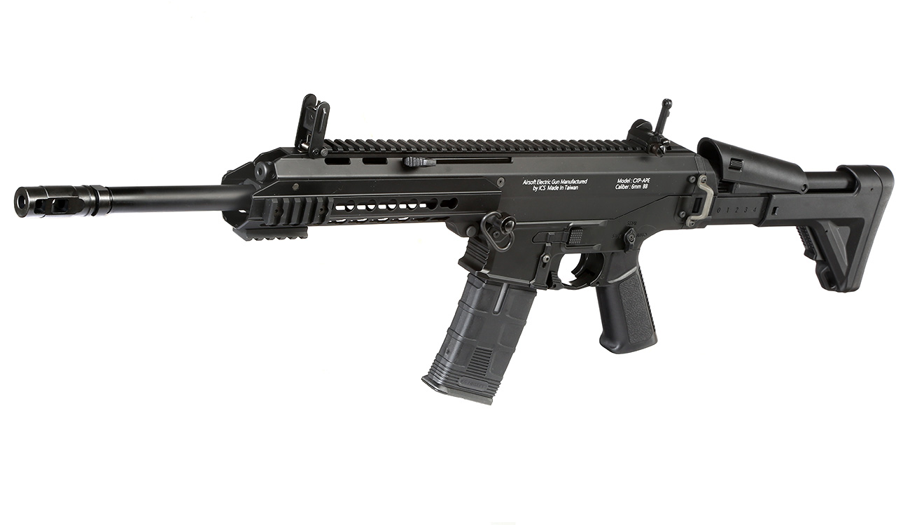 ICS CXP APE R Rifle Vollmetall EBB S-AEG 6mm BB schwarz