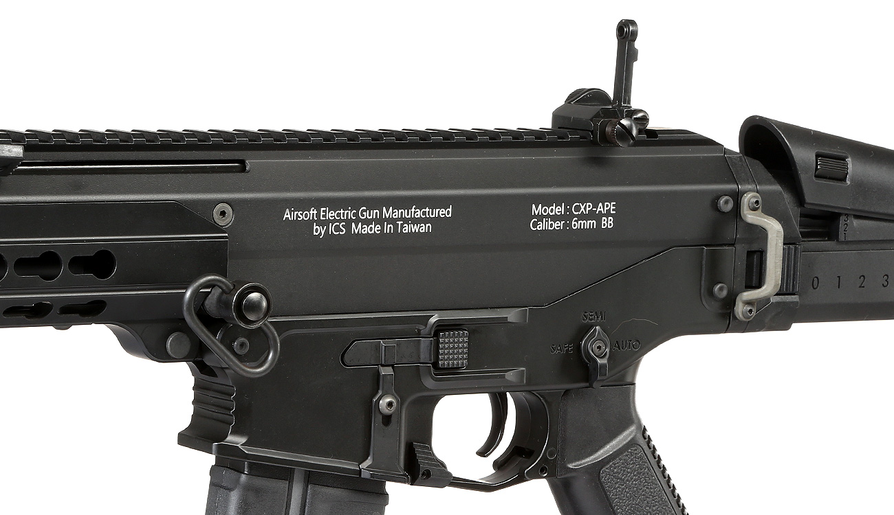ICS CXP APE R Rifle Vollmetall EBB S-AEG 6mm BB schwarz Bild 8