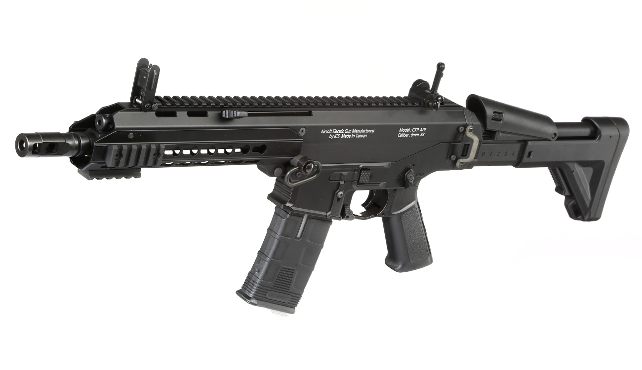 ICS CXP APE Vollmetall EBB S-AEG 6mm BB schwarz