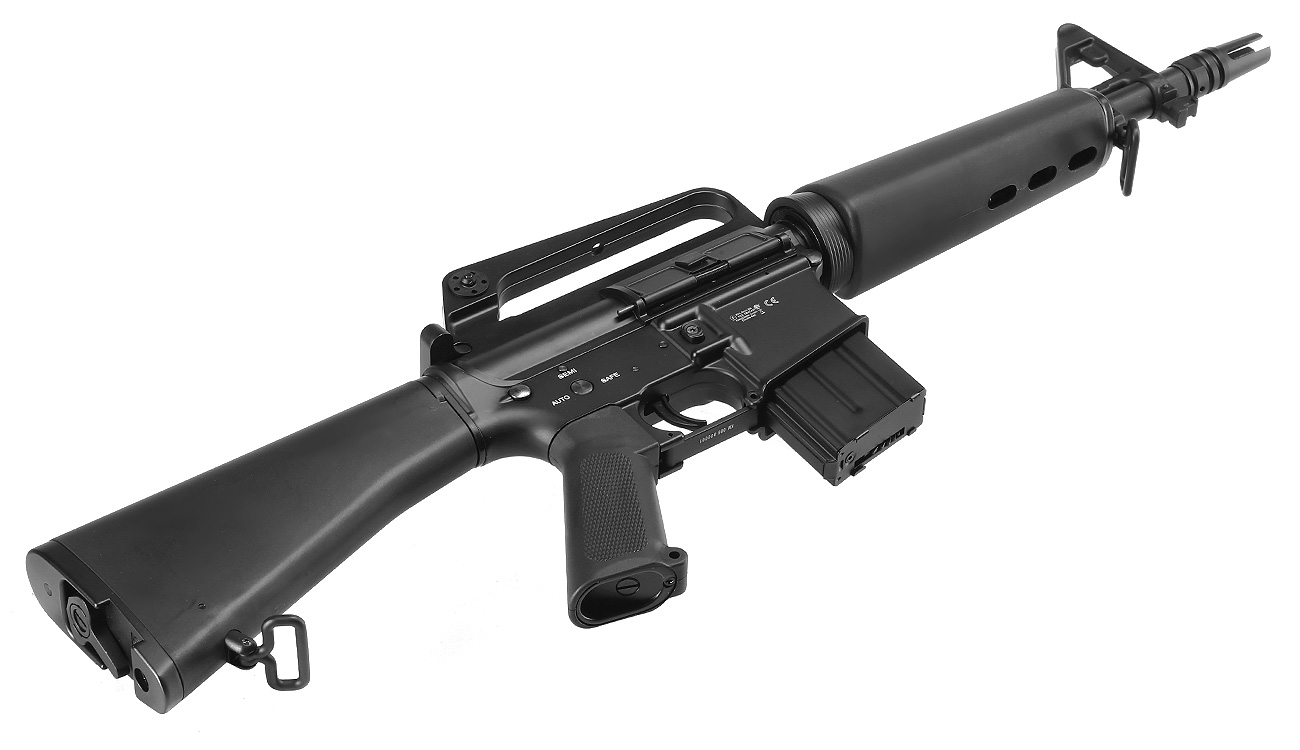 Double Bell CAR-15 Carbine Professional Line Vollmetall S-AEG 6mm BB schwarz Bild 4