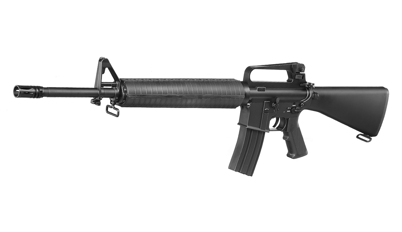 Double Bell M16A2 Rifle Professional Line Vollmetall S-AEG 6mm BB schwarz