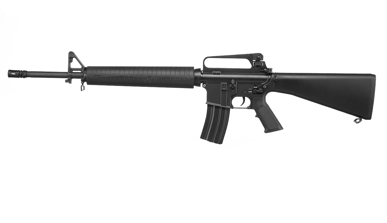 Double Bell M16A2 Rifle Professional Line Vollmetall S-AEG 6mm BB schwarz Bild 1