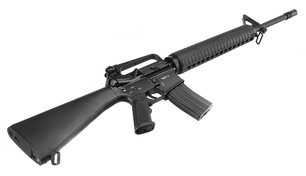 Double Bell M16A2 Rifle Professional Line Vollmetall S-AEG 6mm BB schwarz Bild 4