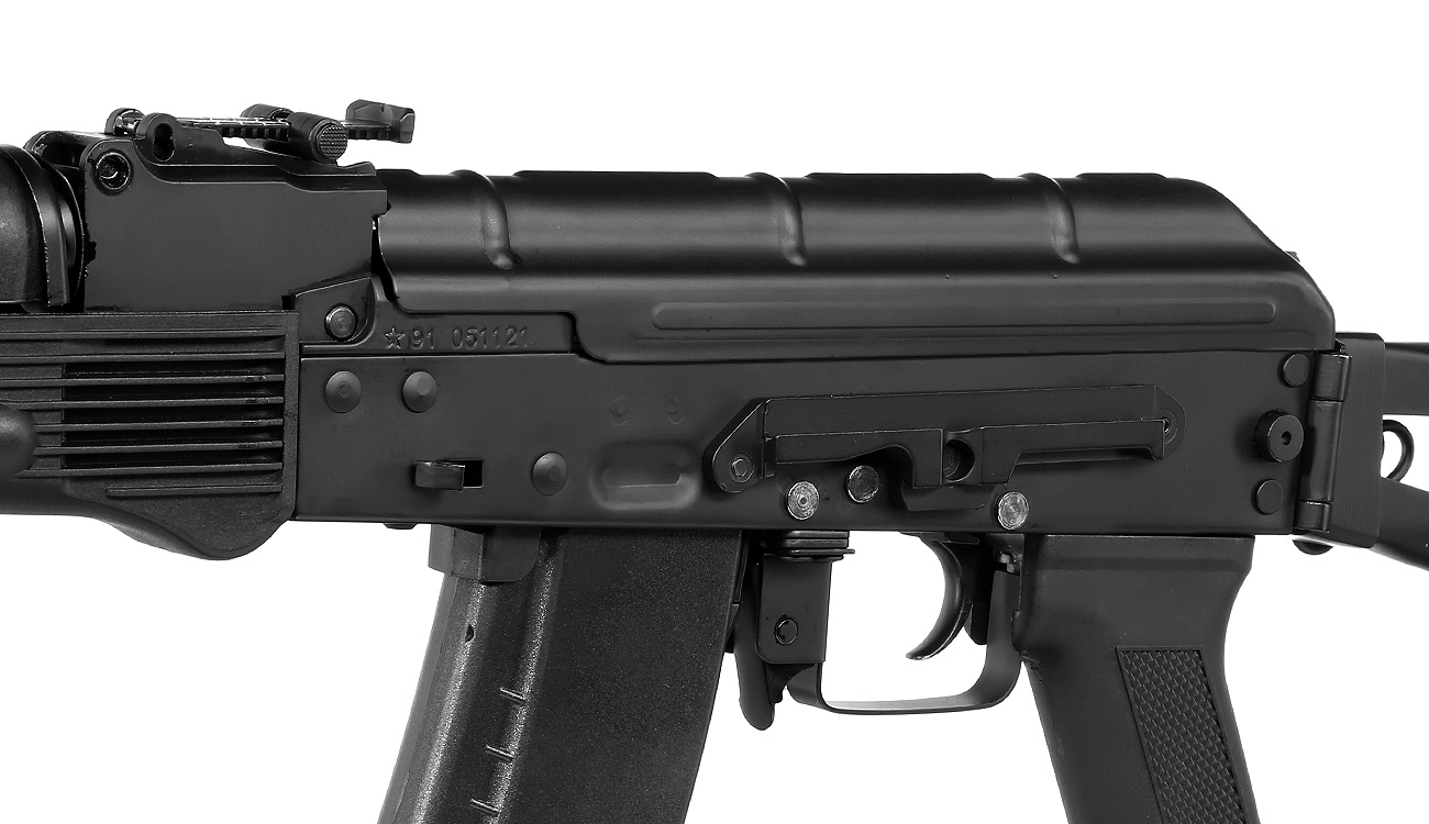 Double Bell AKS-74N Professional Line Vollmetall S-AEG 6mm BB schwarz Bild 7