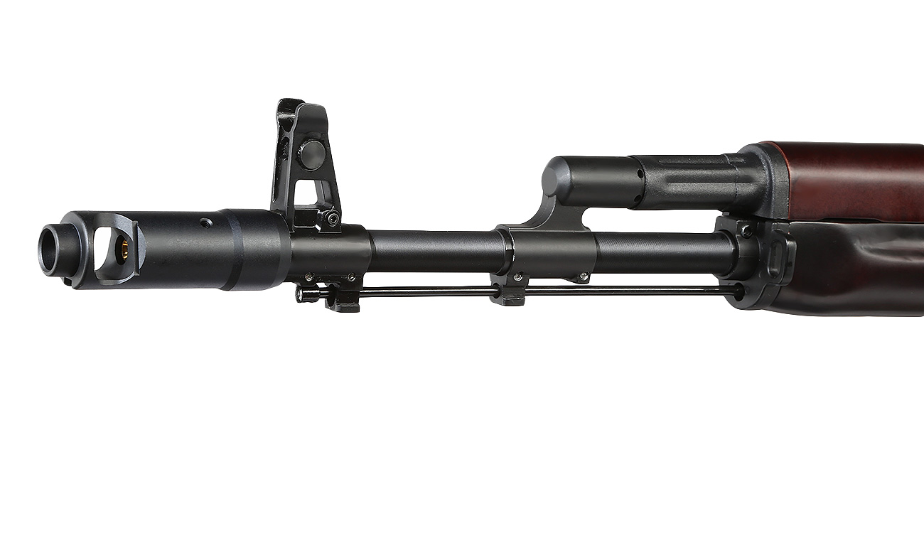 Double Bell AKS-74N Professional Line Vollmetall S-AEG 6mm BB schwarz - Echtholz Bild 6