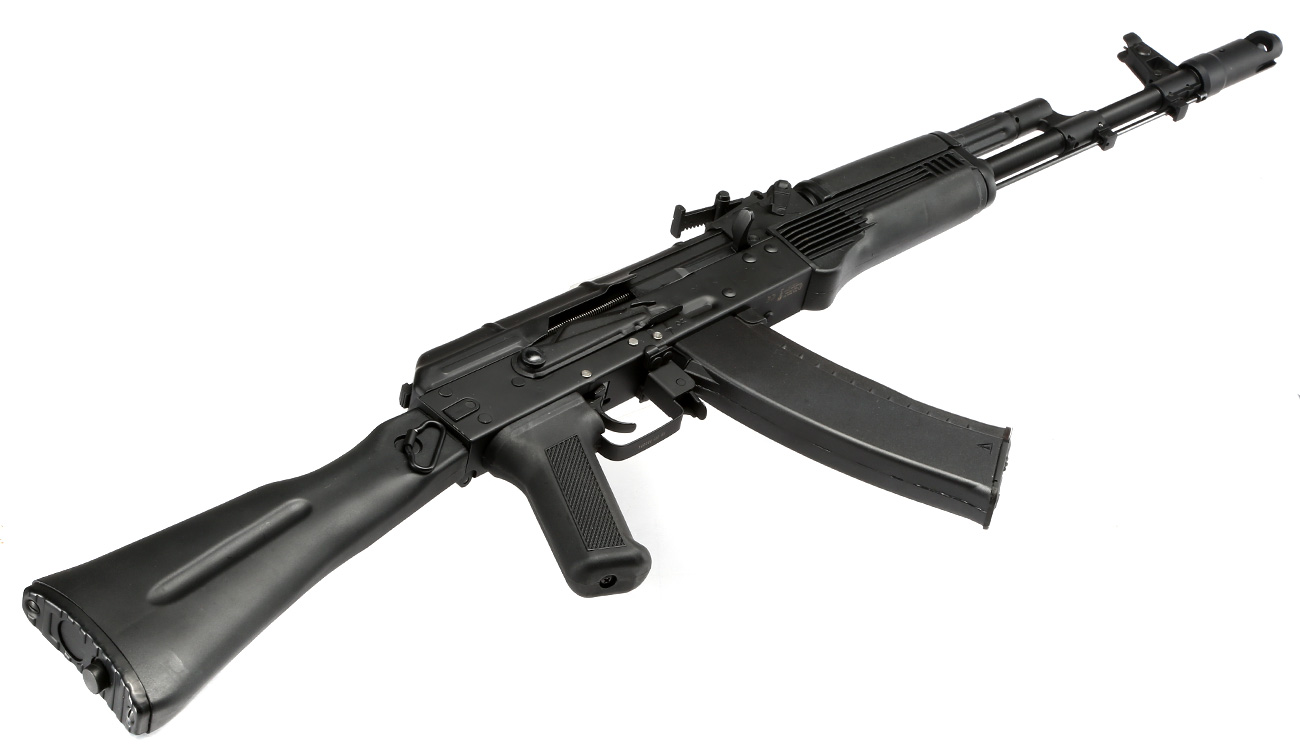 Versandrcklufer Double Bell AK-74MN Professional Line Vollmetall S-AEG 6mm BB schwarz Bild 5