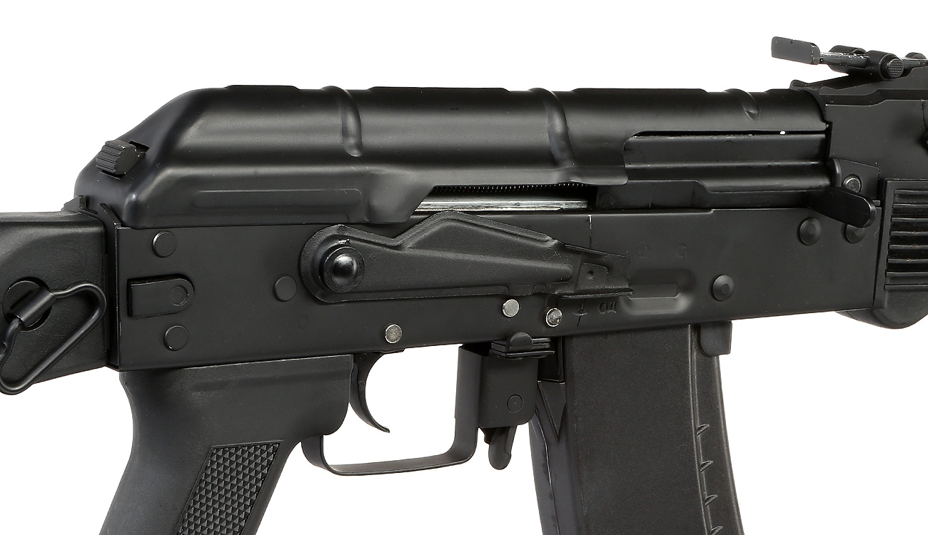 Double Bell AK-74MN Professional Line Vollmetall S-AEG 6mm BB schwarz Bild 8