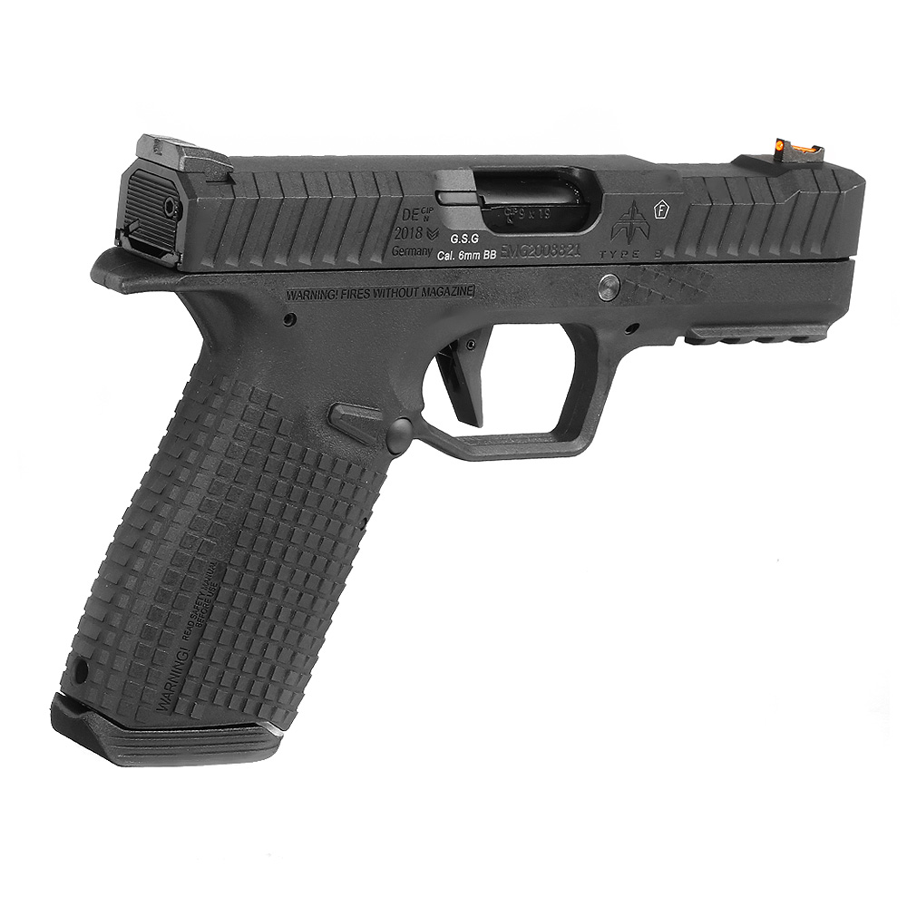 EMG / Archon Firearms Type-B mit Metallschlitten GBB 6mm BB schwarz Bild 4