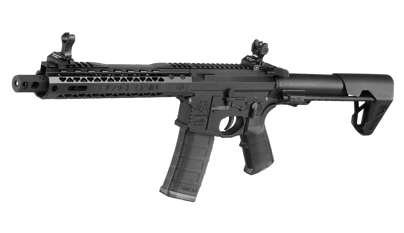 King Arms Black Rain Ordnance Spec 15 CQB Vollmetall S-AEG 6mm BB schwarz