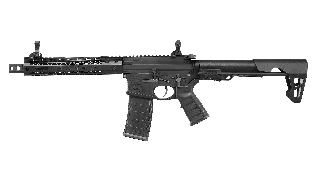 King Arms Black Rain Ordnance Spec 15 CQB Vollmetall S-AEG 6mm BB schwarz Bild 1