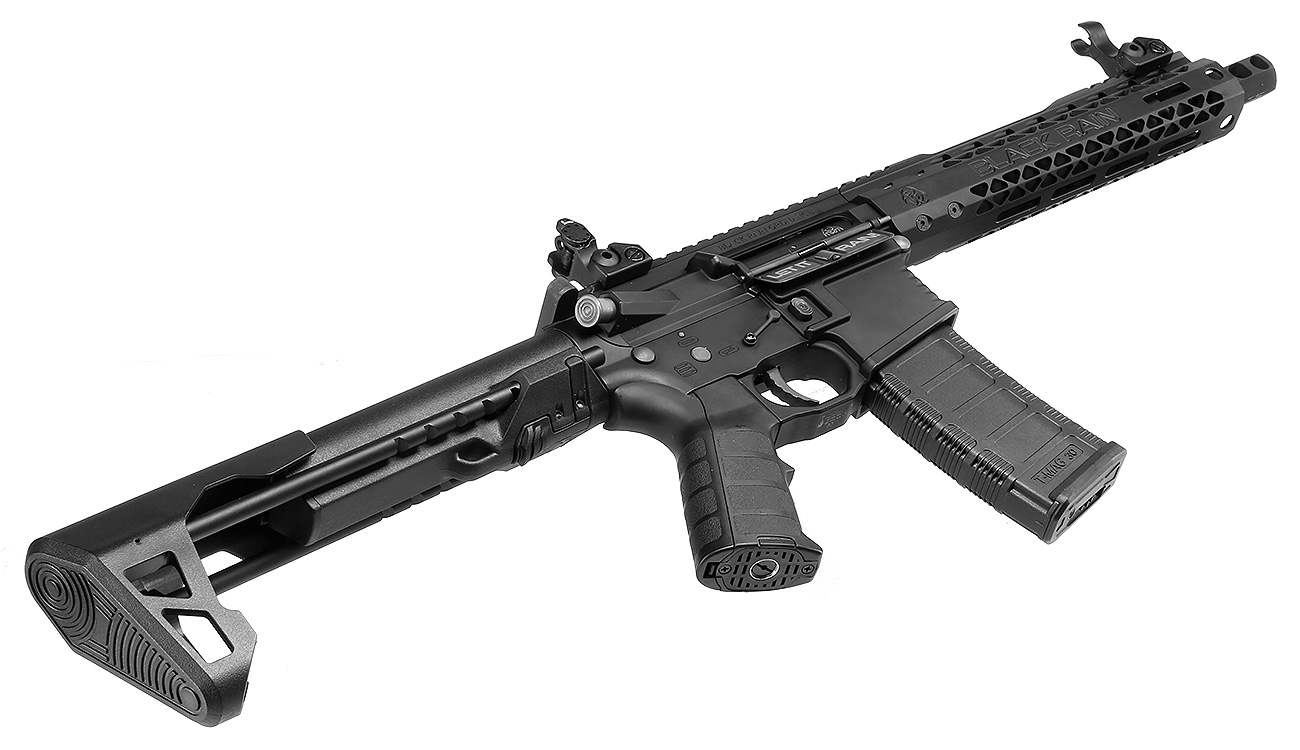 King Arms Black Rain Ordnance Spec 15 CQB Vollmetall S-AEG 6mm BB schwarz Bild 1