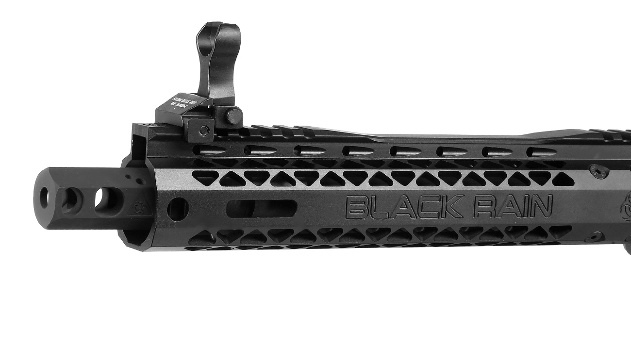 King Arms Black Rain Ordnance Spec 15 CQB Vollmetall S-AEG 6mm BB schwarz Bild 1