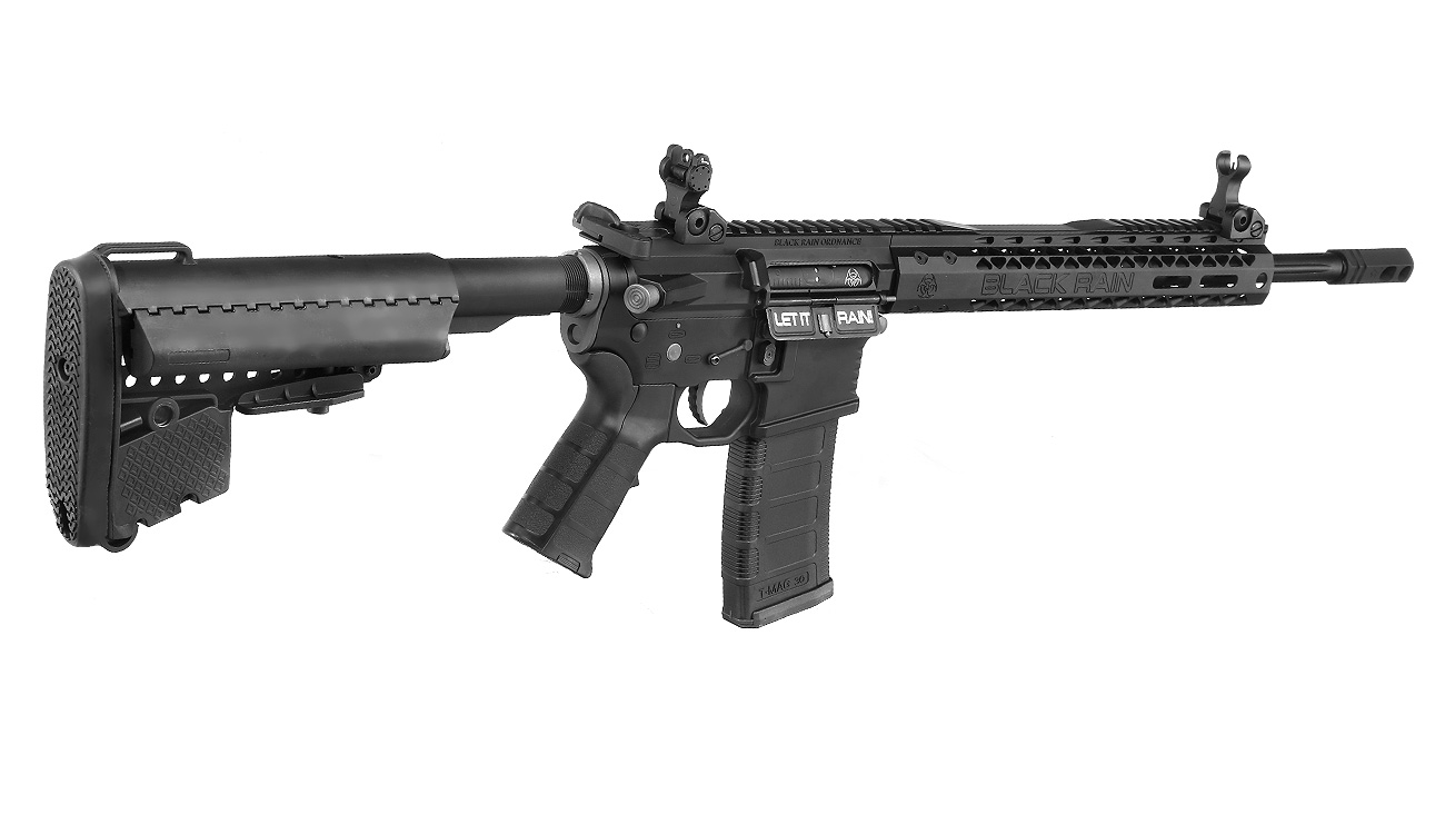 King Arms Black Rain Ordnance Spec 15 Carbine Vollmetall S-AEG 6mm BB schwarz Bild 3