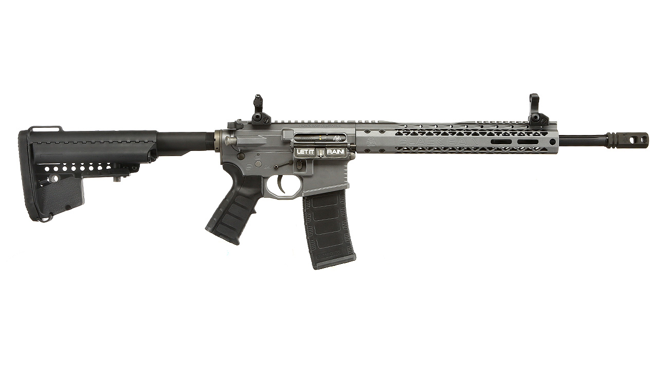 King Arms Black Rain Ordnance Spec 15 Carbine Vollmetall S-AEG 6mm BB Urban Grey Bild 2