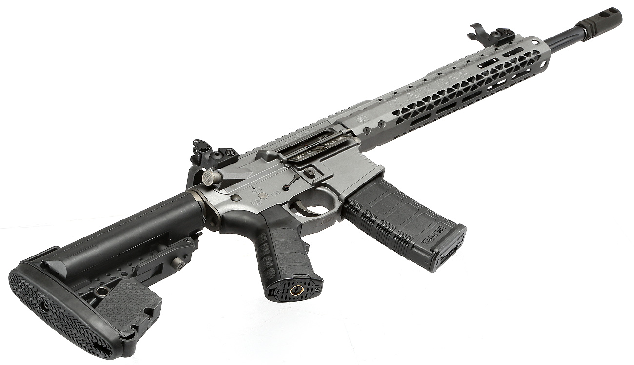 King Arms Black Rain Ordnance Spec 15 Carbine Vollmetall S-AEG 6mm BB Urban Grey Bild 4