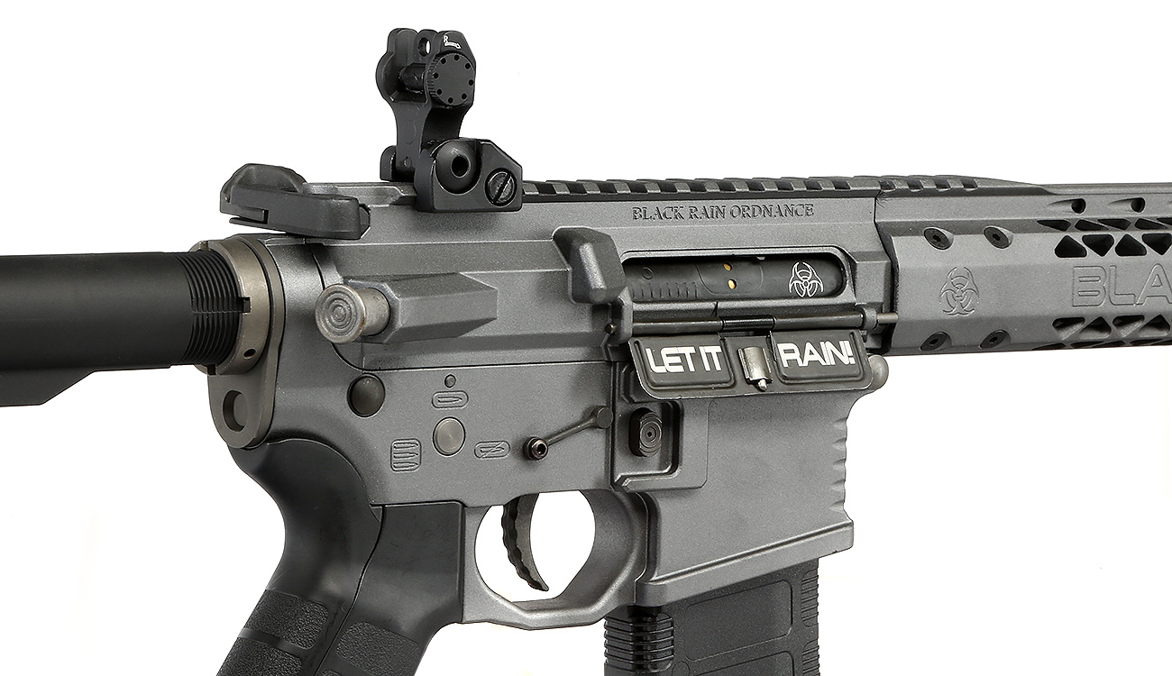 King Arms Black Rain Ordnance Spec 15 Carbine Vollmetall S-AEG 6mm BB Urban Grey Bild 1