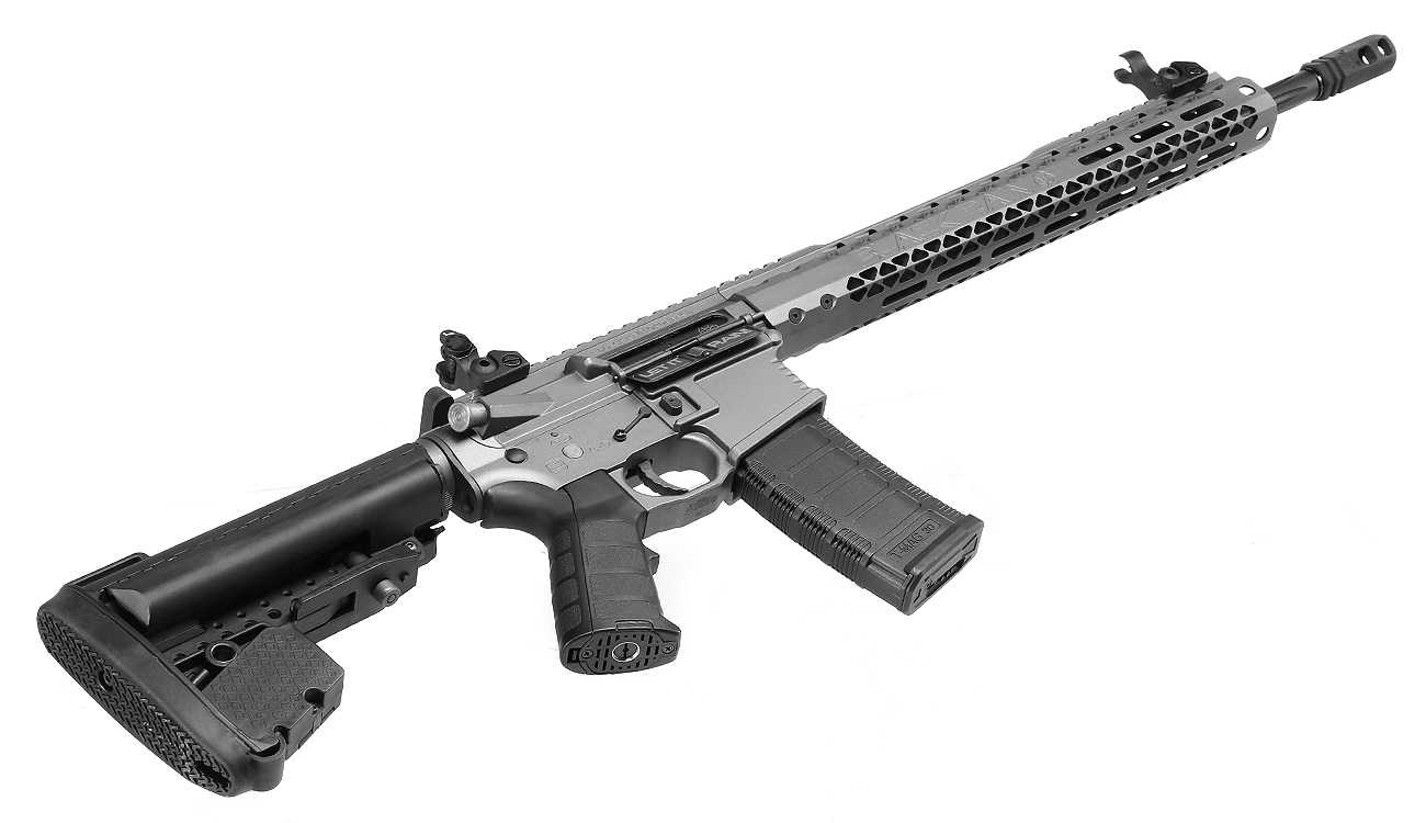 King Arms Black Rain Ordnance Spec 15 Rifle Vollmetall S-AEG 6mm BB Urban Grey Bild 4