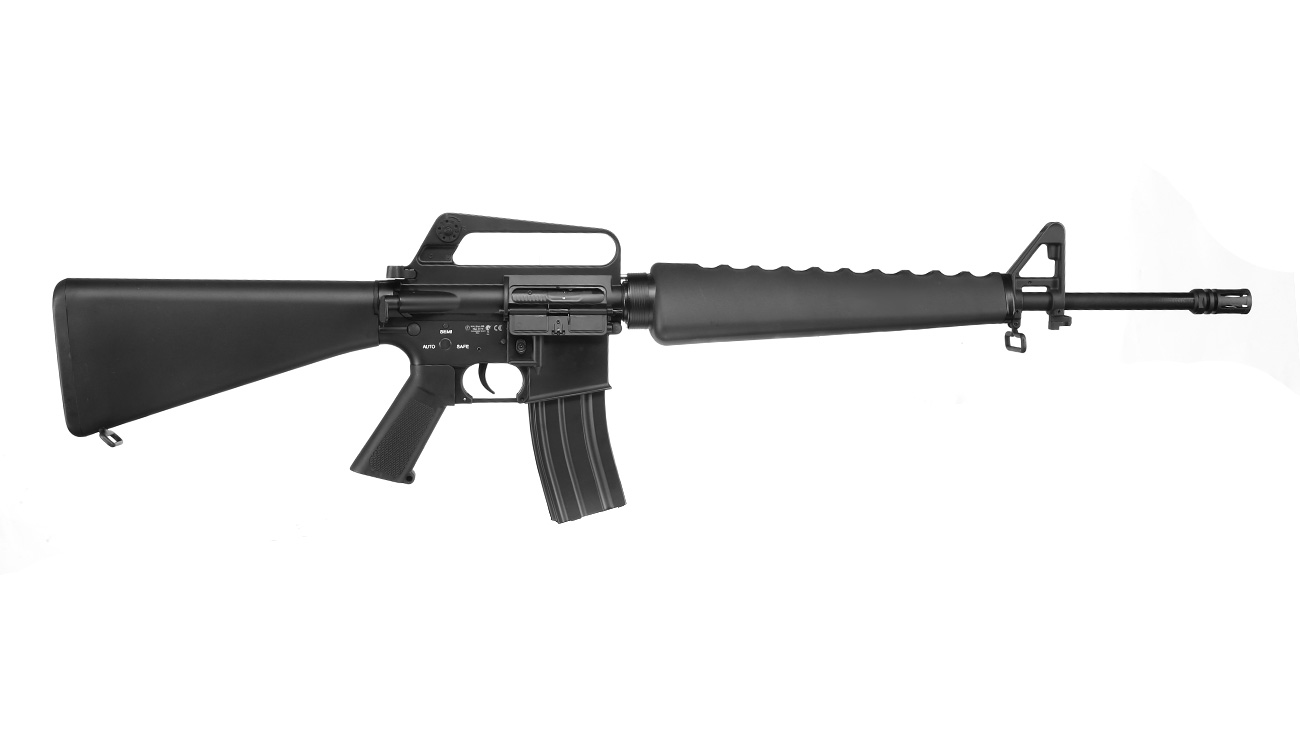 E&C M16A1 Rifle Vollmetall QD-1.5 Gearbox S-AEG 6mm BB schwarz Bild 2