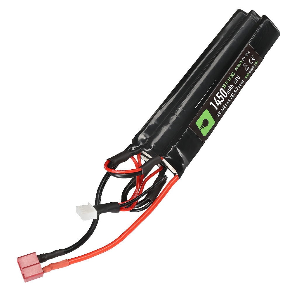 Nuprol Power Series LiPo Akku 11,1V 1450mAh 30C / 60C Tri-Nunchuck-Type m. Deans Anschluss Bild 2