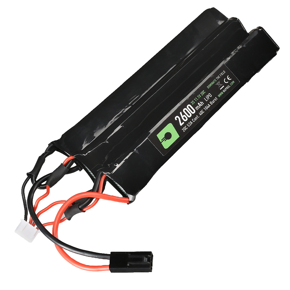 Nuprol Power Series LiPo Akku 11,1V 2600mAh 20C / 40C Small Tri-Panel Type m. Mini-Tam Anschluss Bild 2