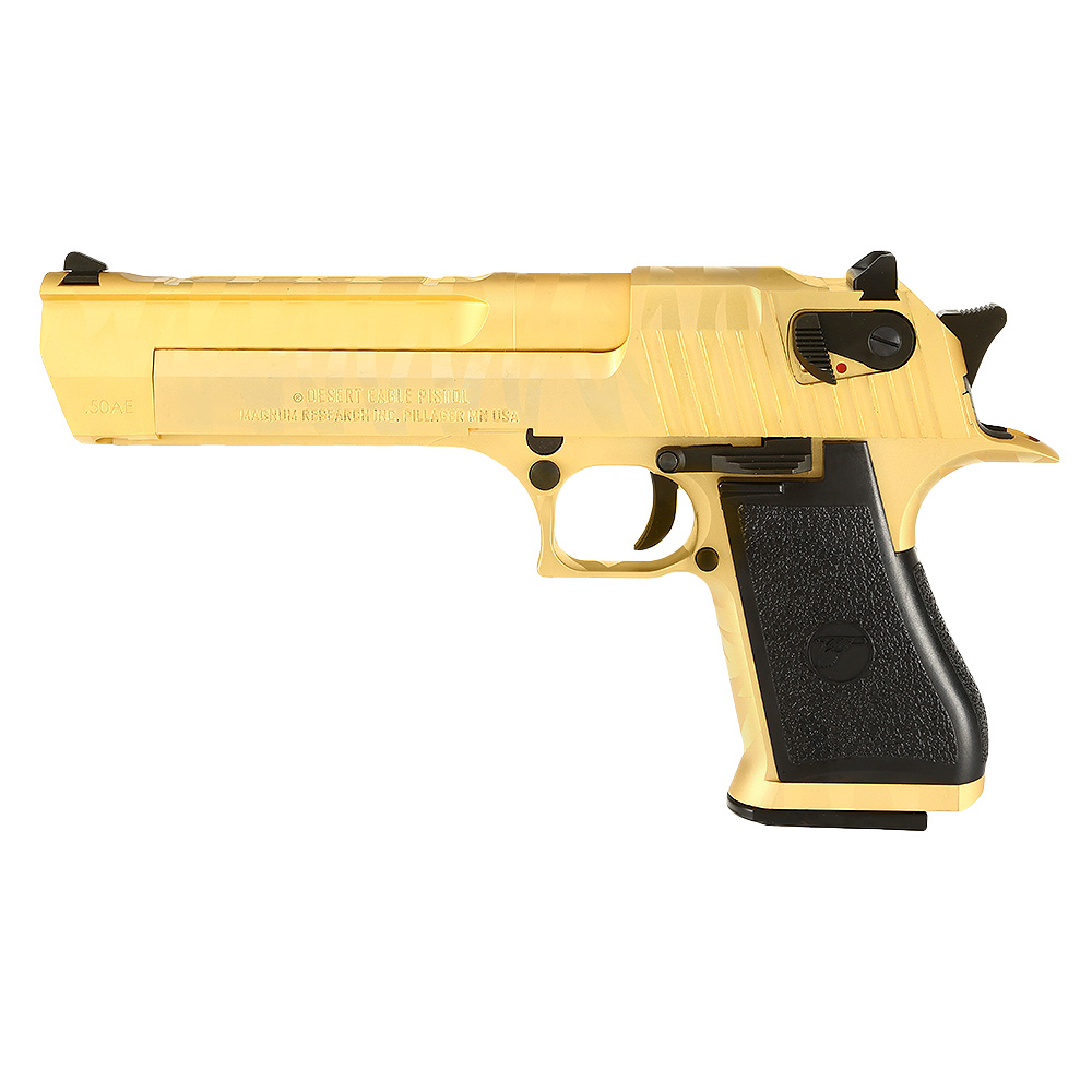 Wei-ETech Desert Eagle .50AE Vollmetall GBB 6mm BB Gold Tiger Stripe Edition Bild 1