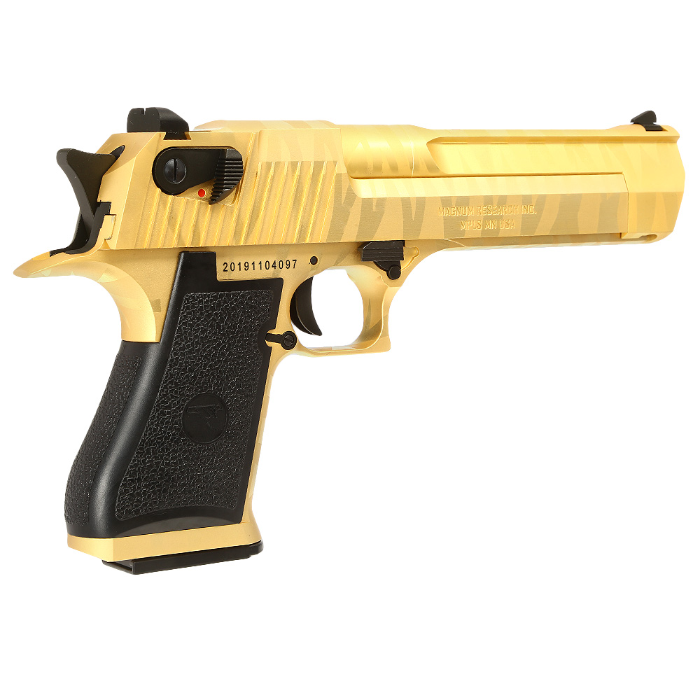 Wei-ETech Desert Eagle .50AE Vollmetall GBB 6mm BB Gold Tiger Stripe Edition Bild 4