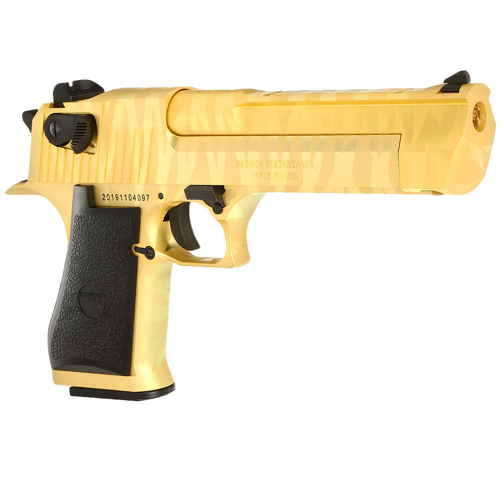 Wei-ETech Desert Eagle .50AE Vollmetall GBB 6mm BB Gold Tiger Stripe Edition Bild 7