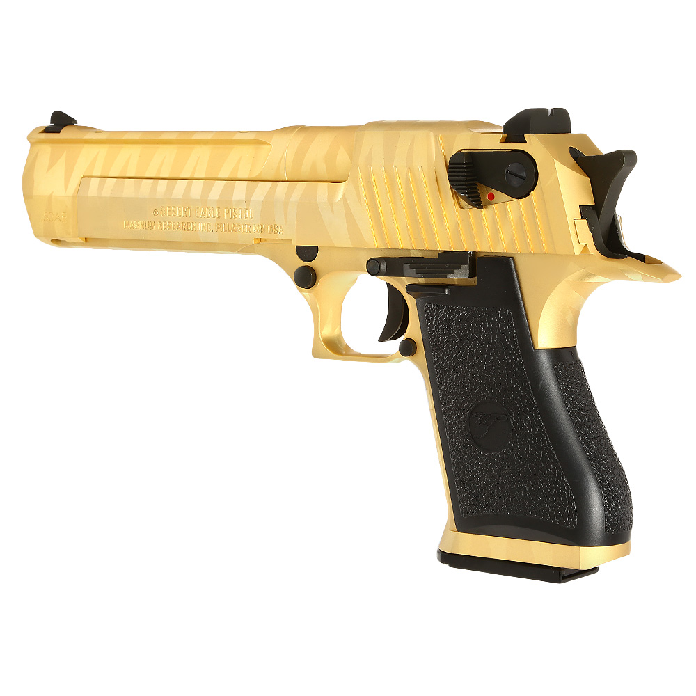 Wei-ETech Desert Eagle .50AE Vollmetall GBB 6mm BB Gold Tiger Stripe Edition Bild 8