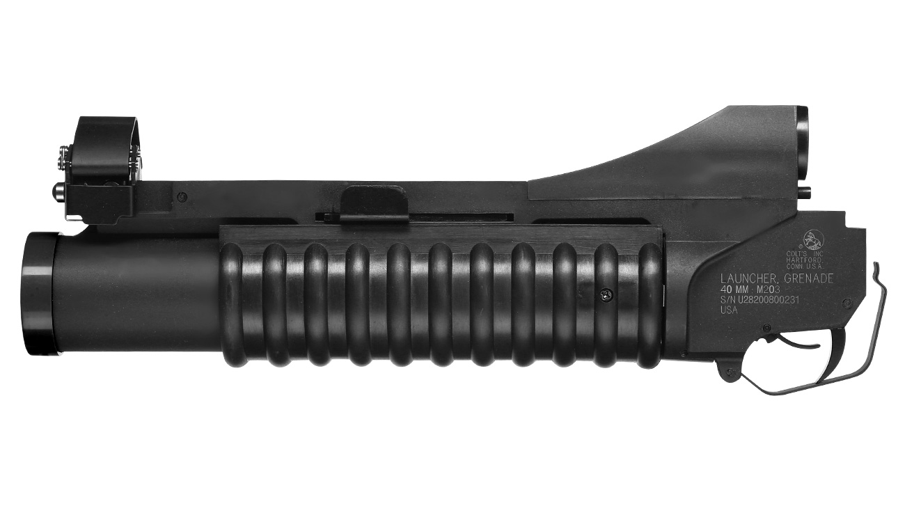 Cybergun Colt M203 40mm Granatwerfer Polymer-Version (3in1) schwarz - Short Version Bild 1