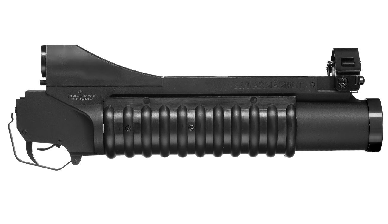 Cybergun Colt M203 40mm Granatwerfer Polymer-Version (3in1) schwarz - Short Version Bild 3