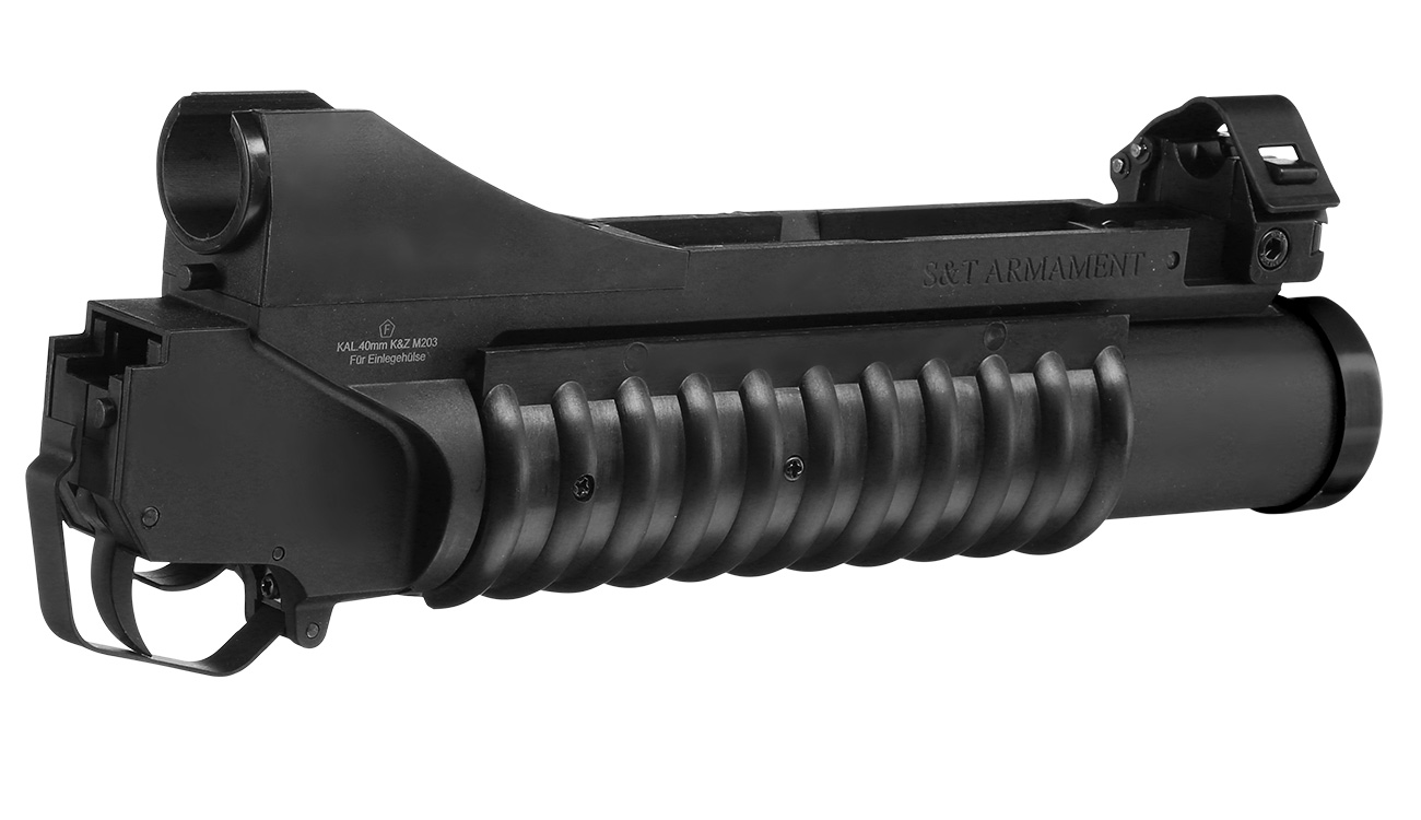 Cybergun Colt M203 40mm Granatwerfer Polymer-Version (3in1) schwarz - Short Version Bild 4