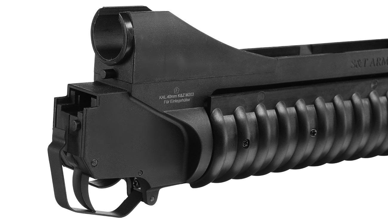Cybergun Colt M203 40mm Granatwerfer Polymer-Version (3in1) schwarz - Short Version Bild 6