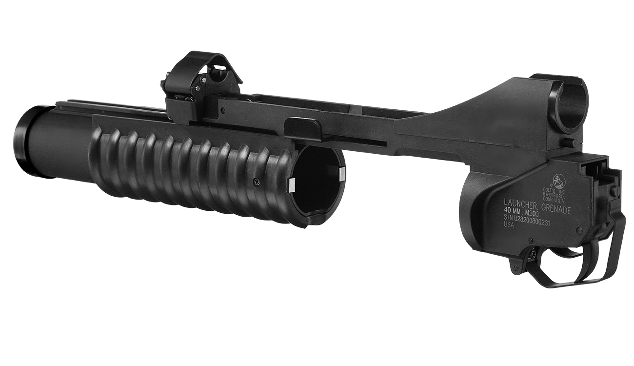 Cybergun Colt M203 40mm Granatwerfer Polymer-Version (3in1) schwarz - Short Version Bild 7