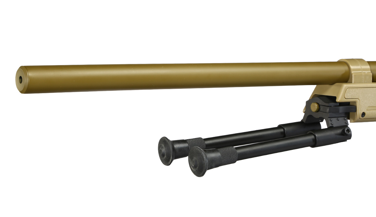 Nuprol Tango T96 Snipergewehr inkl. Zweibein / Zielfernrohr Springer 6mm BB Tan Bild 6