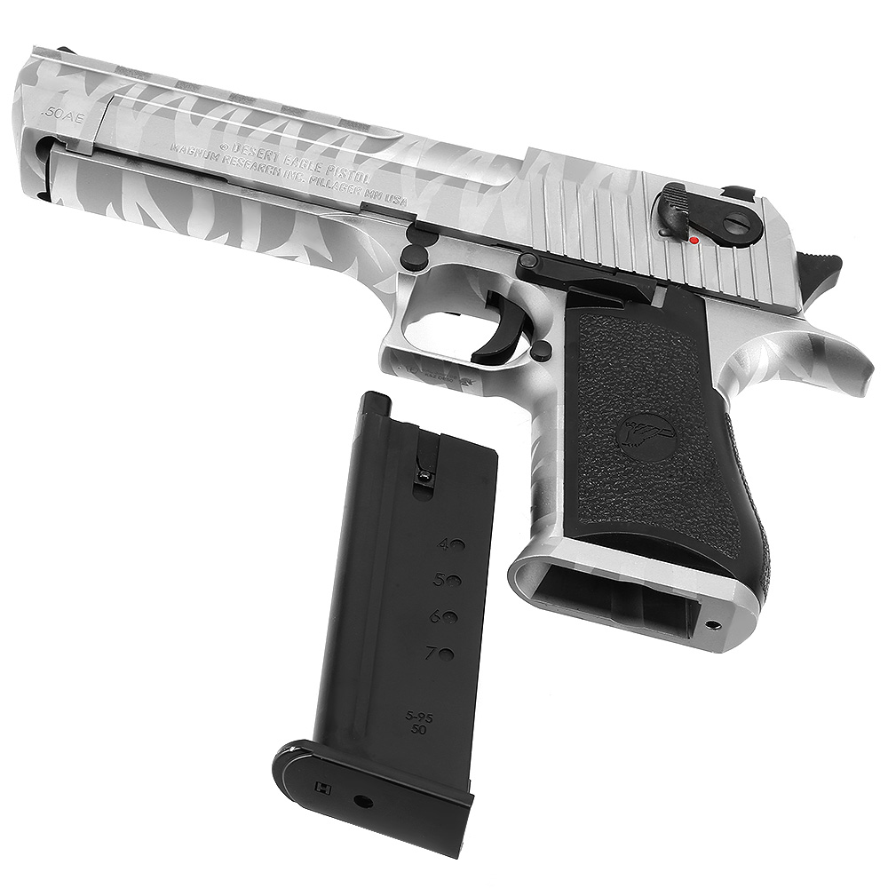 Wei-ETech Desert Eagle .50AE Vollmetall GBB 6mm BB Silver Tiger Stripe Edition Bild 6