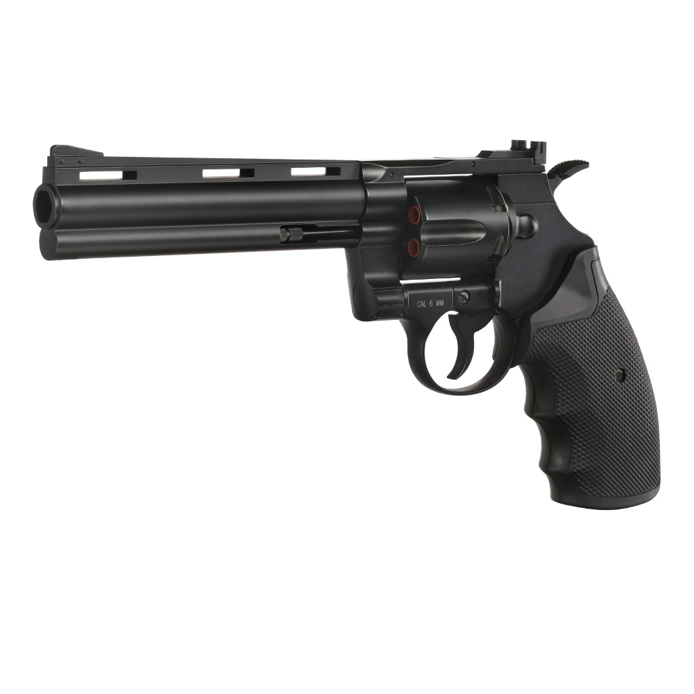 KWC .357 Python 6 Zoll Revolver Vollmetall CO2 6mm BB schwarz