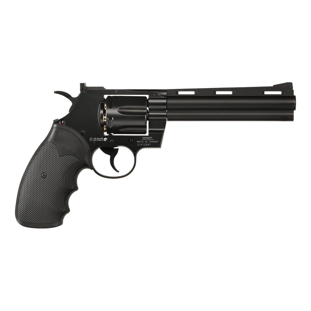 KWC .357 Python 6 Zoll Revolver Vollmetall CO2 6mm BB schwarz Bild 2