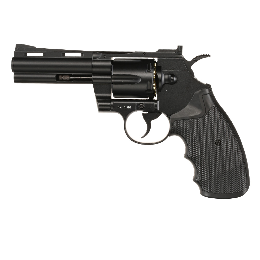 KWC .357 Python 4 Zoll Revolver Vollmetall CO2 6mm BB schwarz Bild 1