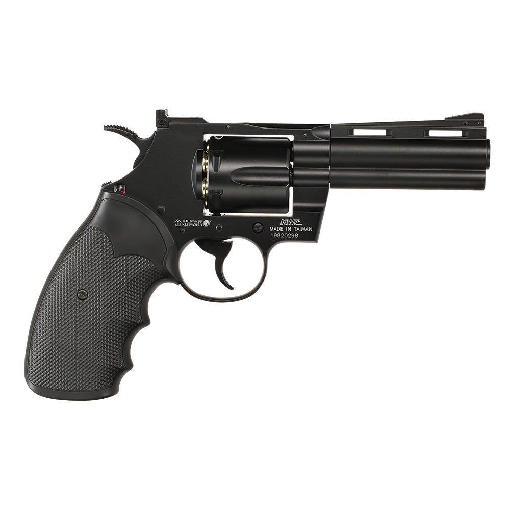 KWC .357 Python 4 Zoll Revolver Vollmetall CO2 6mm BB schwarz Bild 2