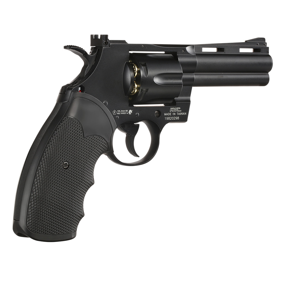 KWC .357 Python 4 Zoll Revolver Vollmetall CO2 6mm BB schwarz Bild 3
