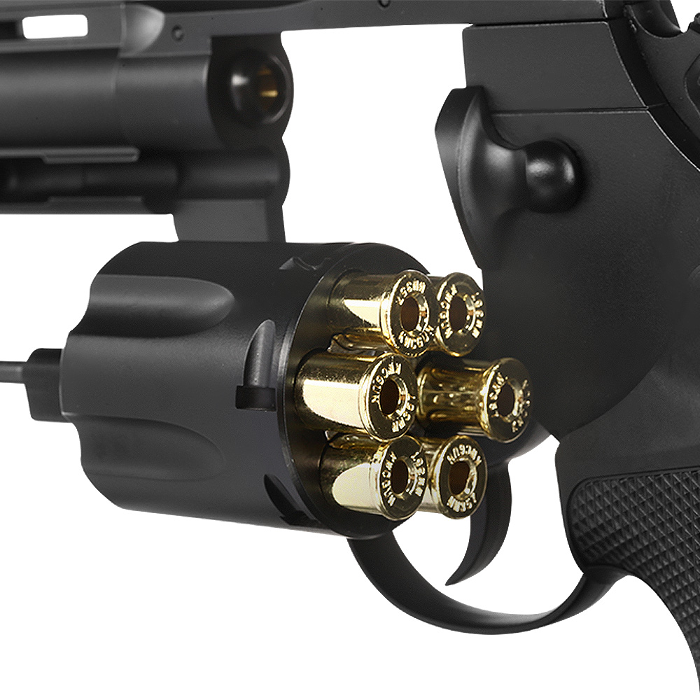 Ersatzteilset KWC .357 Python 4 Zoll Revolver Vollmetall CO2 6mm BB schwarz Bild 6